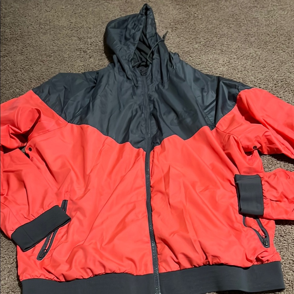 NIKE Colorblock Hooded Windbreaker Jacket - READ DESCRIPTION